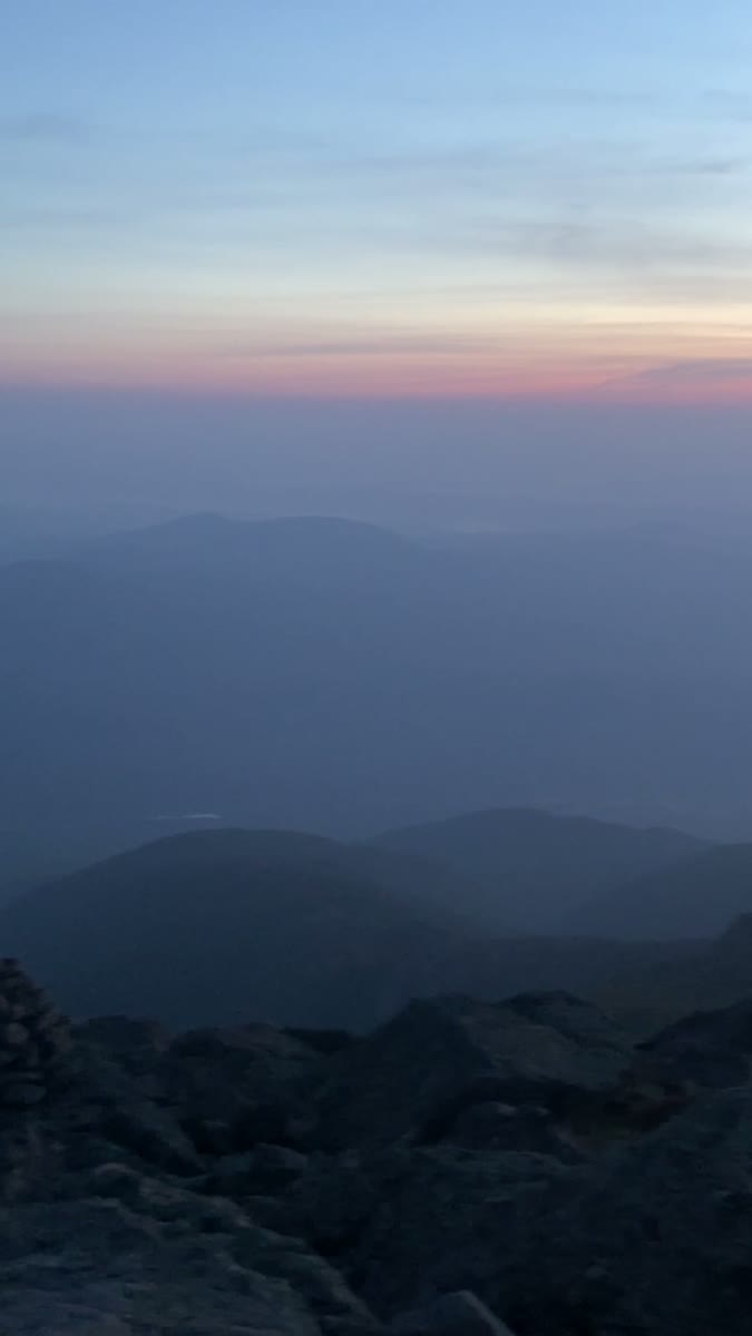Mount Adams summit video poster