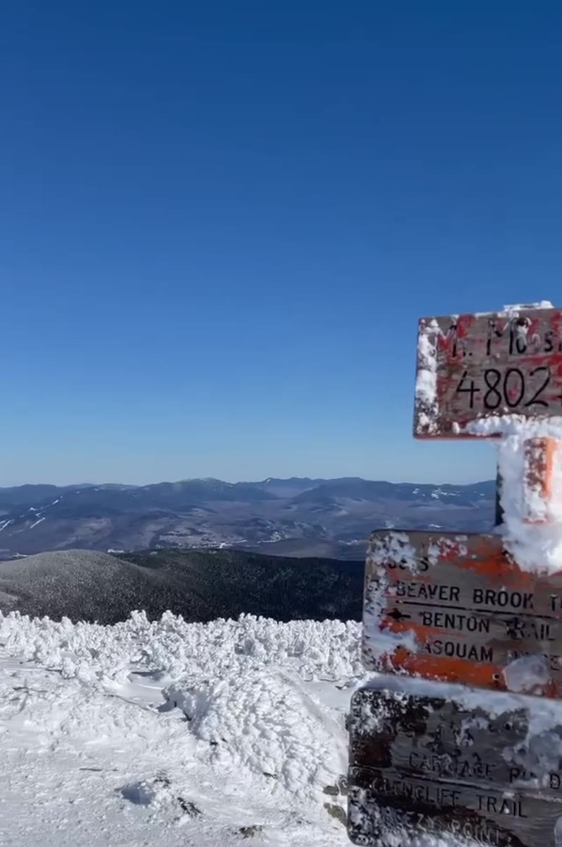 Mount Moosilauke summit video poster